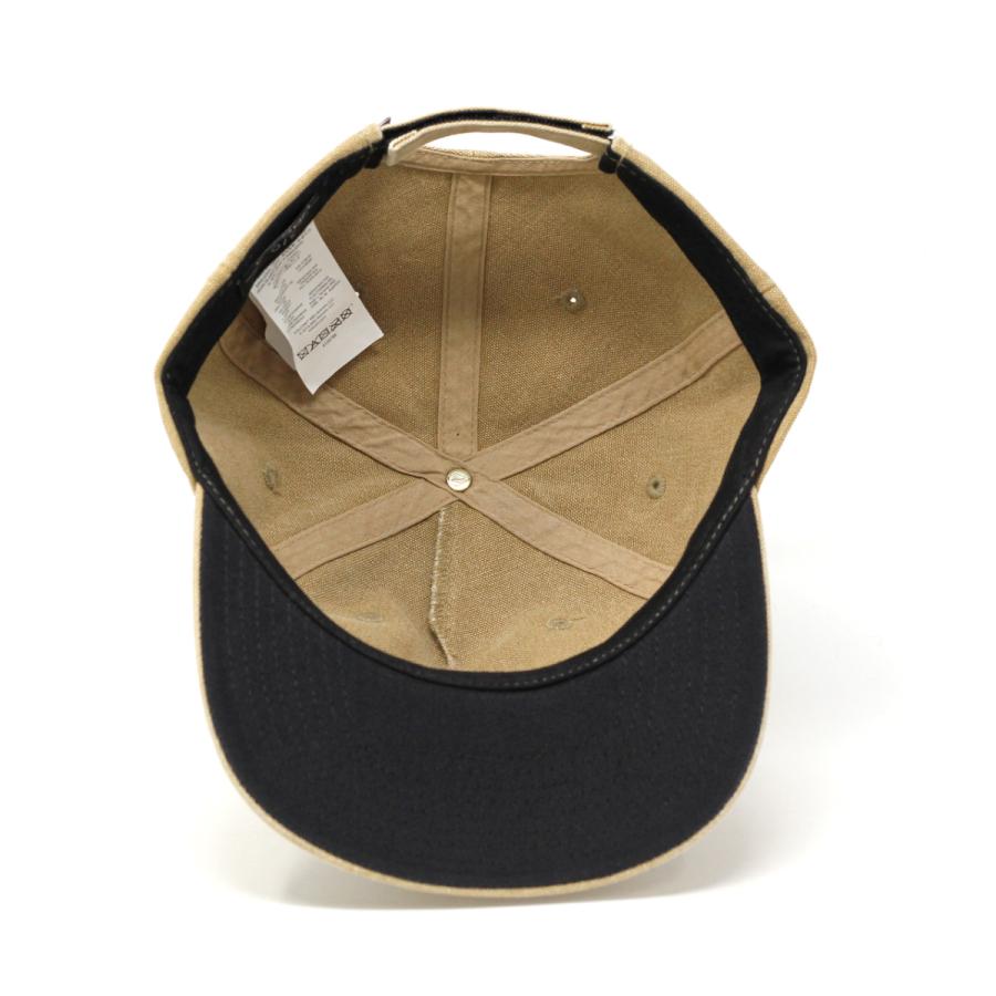 OLD MIL CAP ボルコム キャップ 帽子 メンズ コットン100 ベースボールキャップ フリーサイズ マジックテープ サイズ調整 / ベージュ d5532007006