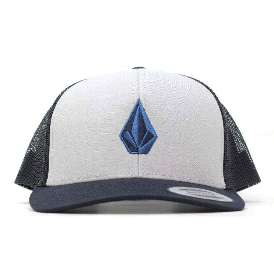 VOLCOMボルコムUS限定ストーンアイコン刺繍フレックスフィットキャップ volcom - VOLCOMボルコムUS限定ストーンアイコン刺繍フレックス