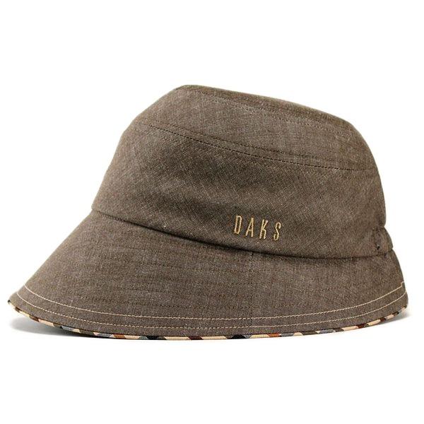 DAKS（ダックス） ハット クロシェ つば広 紫外線カット コットン100