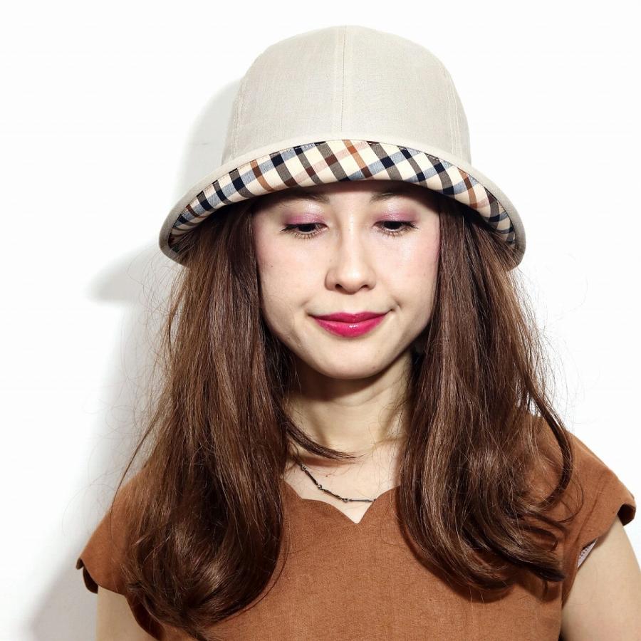 DAKS（ダックス） チューリップハット 麻ワッシャー 春夏 ミセス
