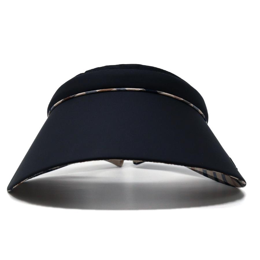 DAKS（ダックス） クリップサンバイザー UVカット 撥水加工 チェック