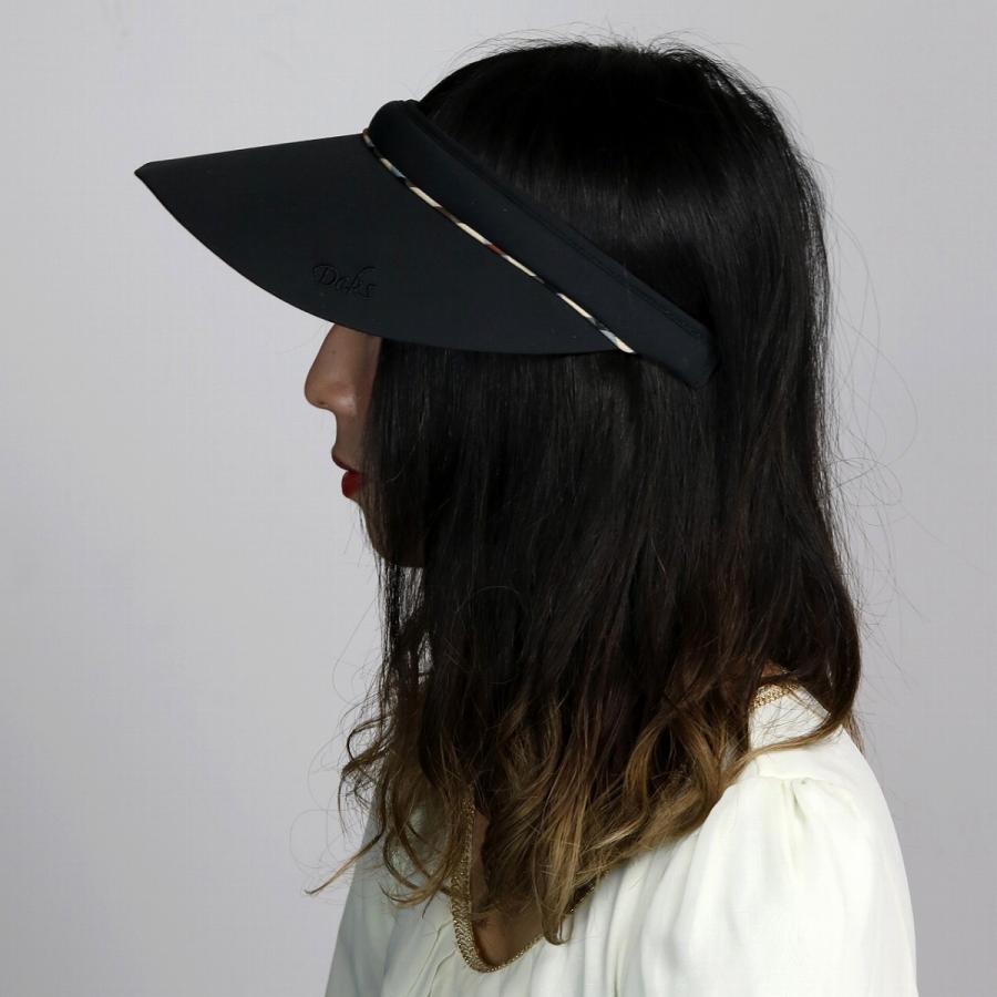 DAKS（ダックス） クリップサンバイザー UVカット 撥水加工 チェック