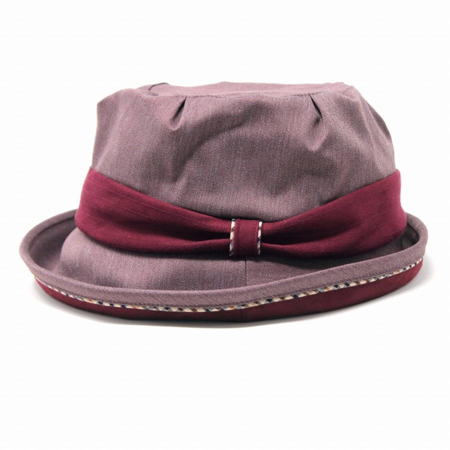 DAKS レディース セーラーハット 帽子  UV加工 マイクロライトスエード ツイルストレッチ 婦人 DAKS（ダックス） マイクロライトスエード UV加工 セーラーハット 帽子