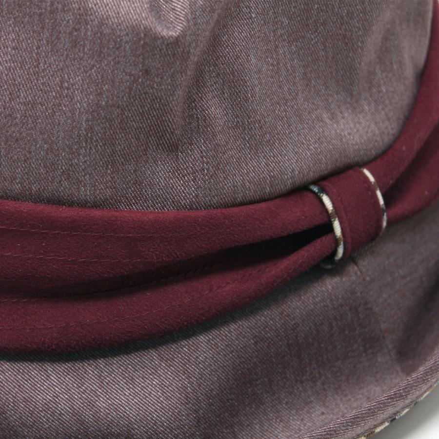 DAKS（ダックス） マイクロライトスエード UV加工 セーラーハット 帽子