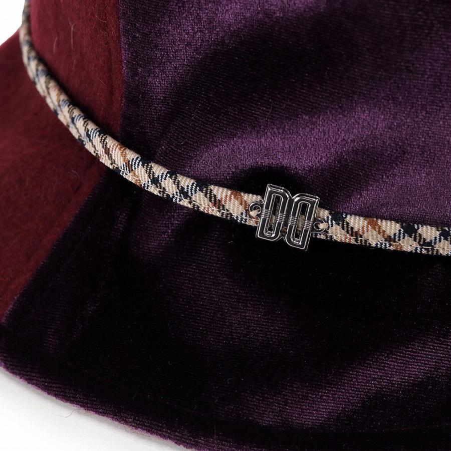 DAKS（ダックス） ディース ハット ベロア 秋 冬 暖かい 毛混 ミセス