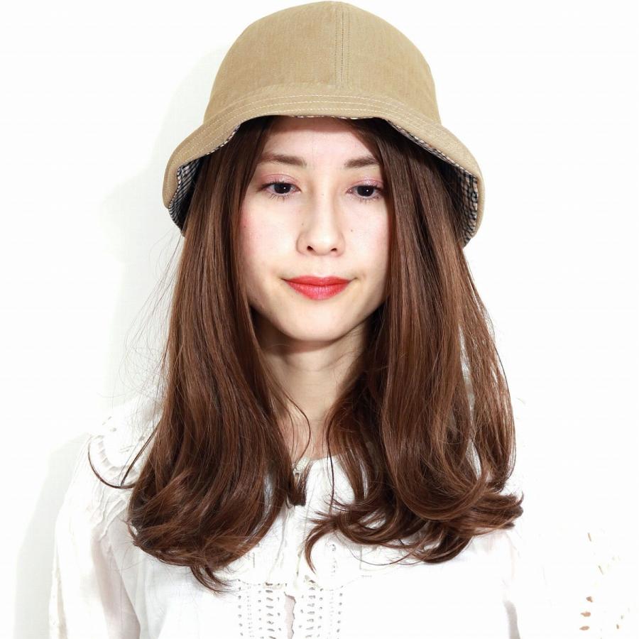 DAKS ダックス　ハット　リボン　日本製 DAKS レディース 帽子 春夏 擬麻 涼しい 通気性良い 日よけ