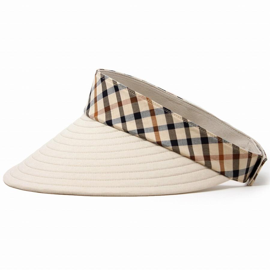 DAKS（ダックス） レディース UVカット 日本製 クルクルバイザー 女性