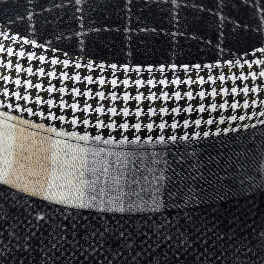 ドブス ワークキャップ PBRICOLAGE ドゴール パッチワーク チェック