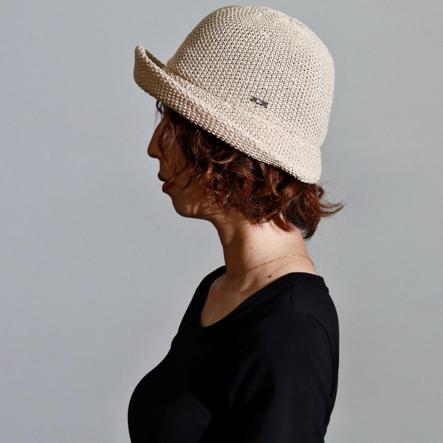 DAKS（ダックス） レディース 帽子 春夏 擬麻 涼しい 通気性良い 日よ
