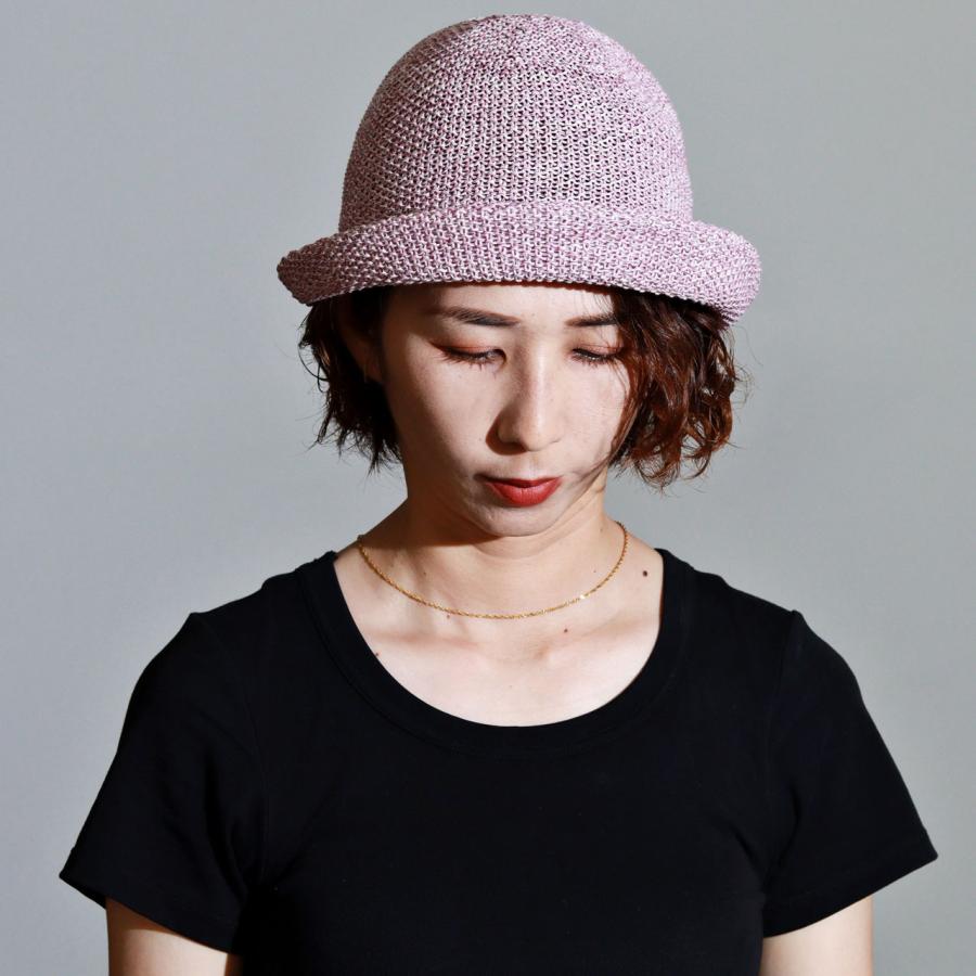 DAKS（ダックス） レディース 帽子 春夏 擬麻 涼しい 通気性良い 日よ