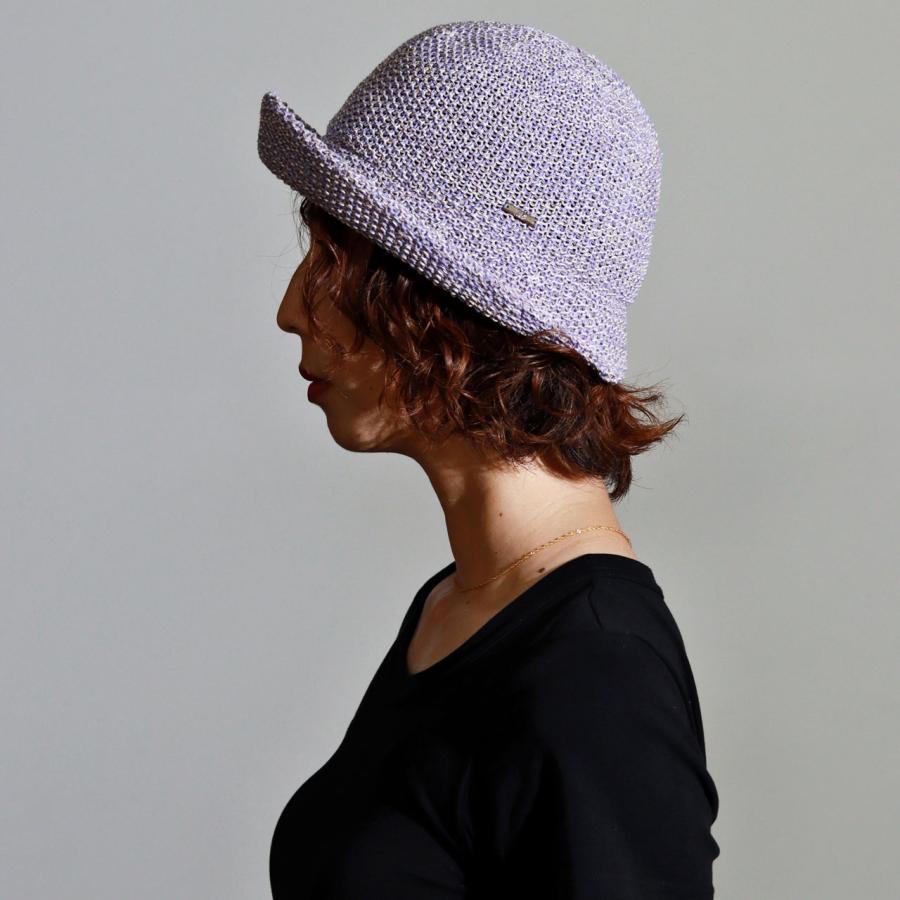 DAKS（ダックス） レディース 帽子 春夏 擬麻 涼しい 通気性良い 日よ