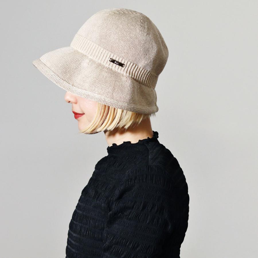 DAKS（ダックス） ハット レディース 麻 サーモニット ハット 通気性