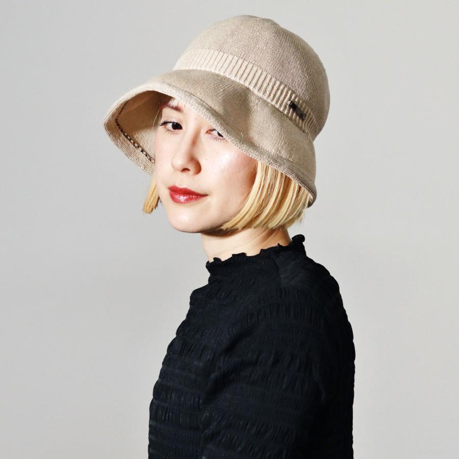 DAKS（ダックス） ハット レディース 麻 サーモニット ハット 通気性