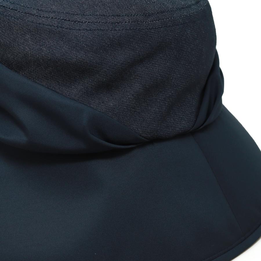 DAKS（ダックス） 帽子 レディース ミセス ハット 秋冬 黒 つば広 UV