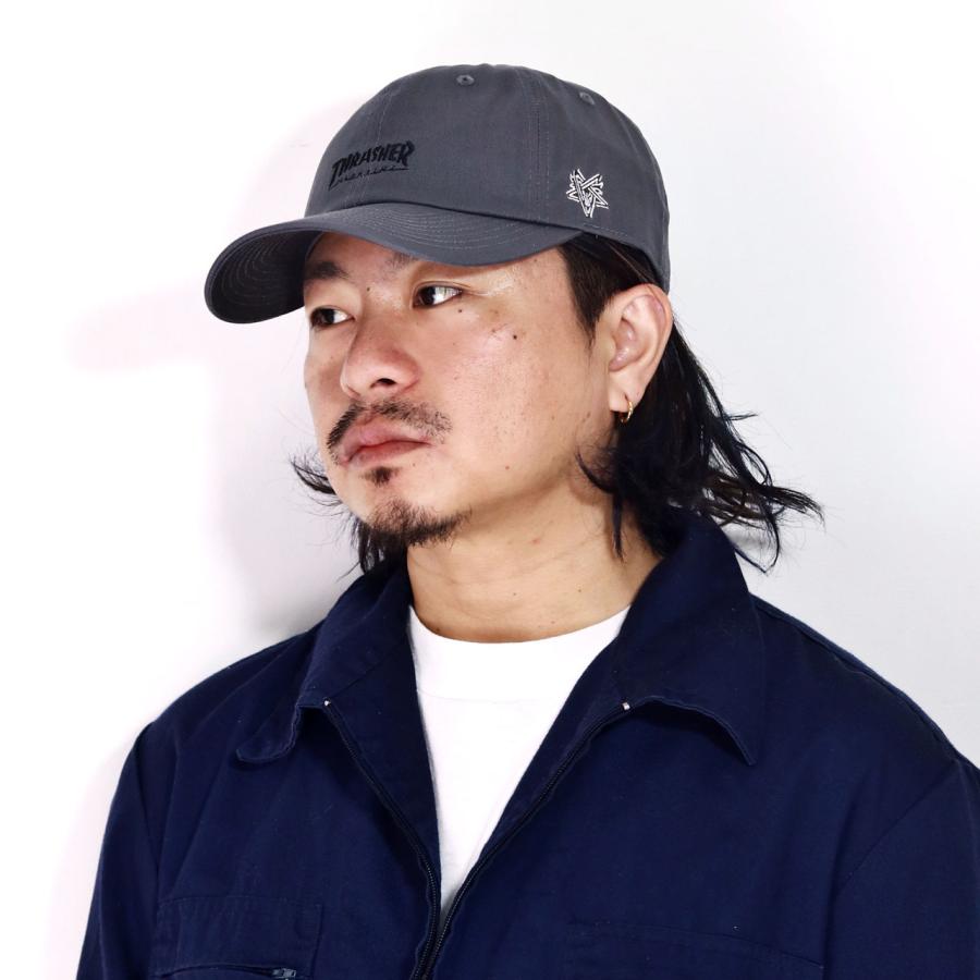 THRASHER（スラッシャー） キャップ メンズ ステッカー付き コットン