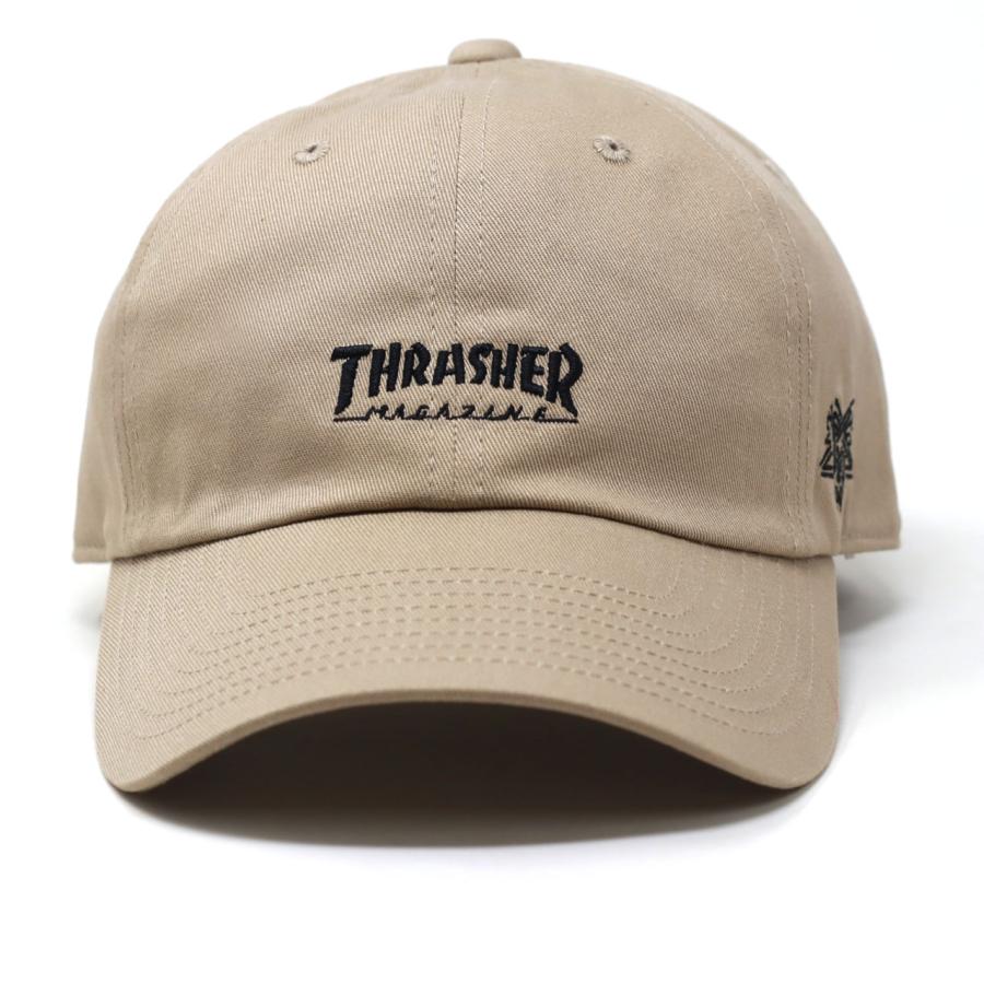 THRASHER（スラッシャー） キャップ メンズ ステッカー付き コットン