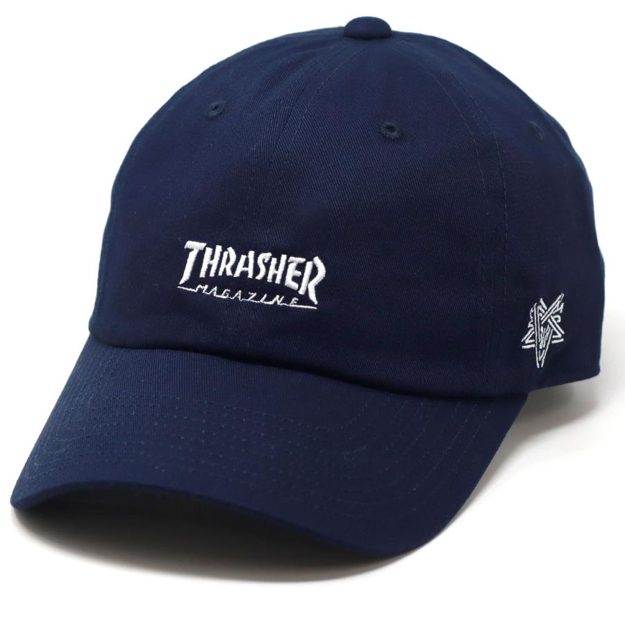 THRASHER（スラッシャー） キャップ メンズ ステッカー付き コットン