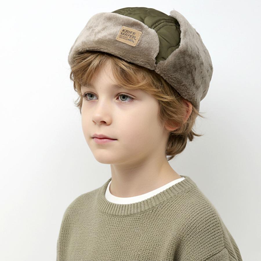 KRIFF MAYER（クリフメイヤー） キッズ フライトキャップ 耳あて 帽子