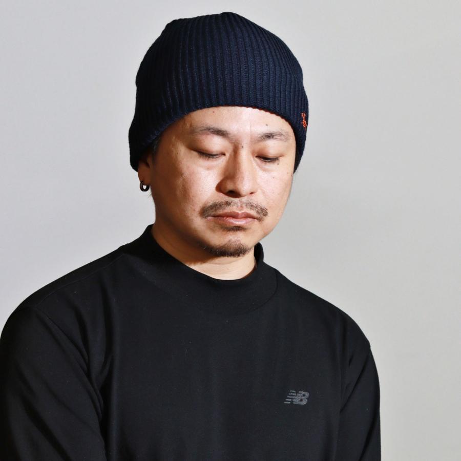 POLO CHAMPS ニット帽 ビーニー 折り返しなし メンズ 帽子 シンプル