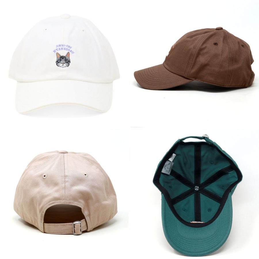 神保町にゃんこ堂 キャップ ネコ 刺繍 レディース メンズ 猫 帽子 ねこ