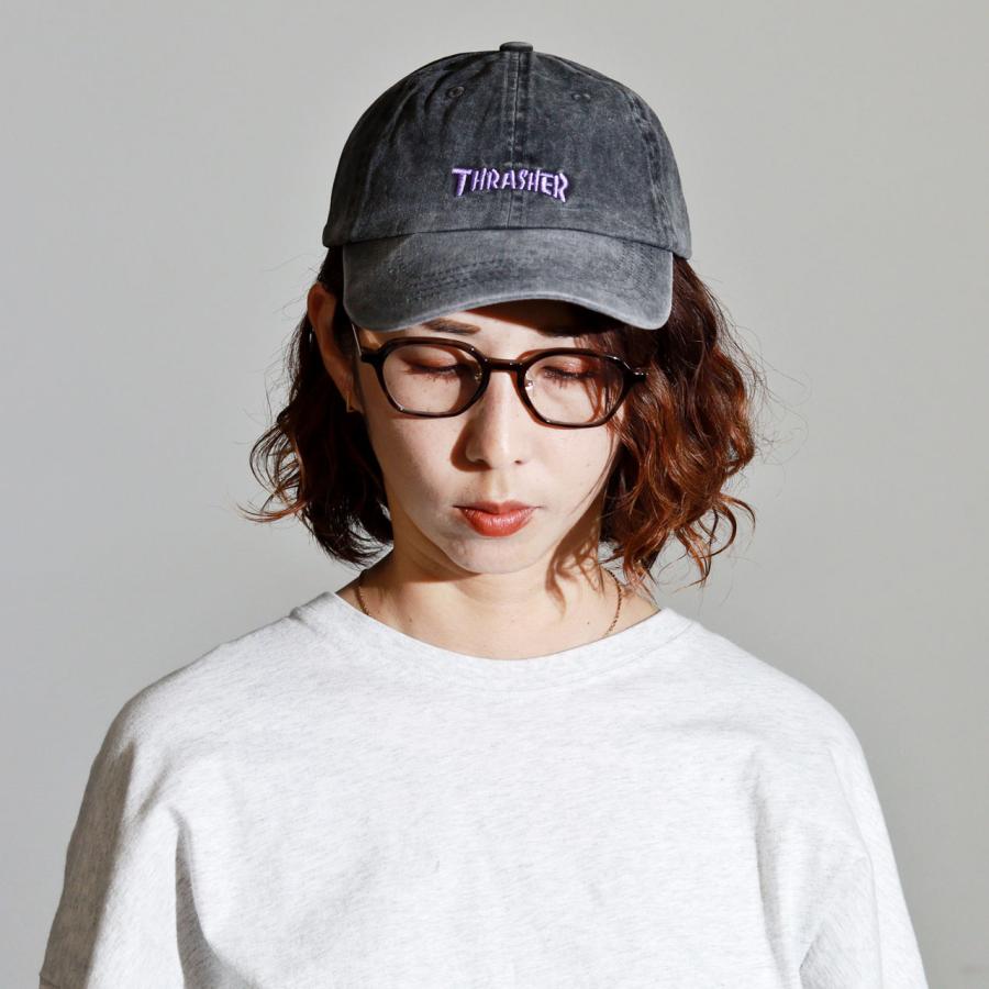 THRASHER（スラッシャー） キャップ メンズ ステッカー付き キャップ