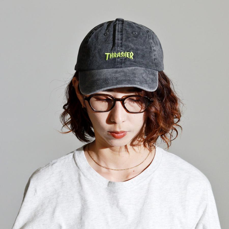 THRASHER（スラッシャー） キャップ メンズ ステッカー付き キャップ