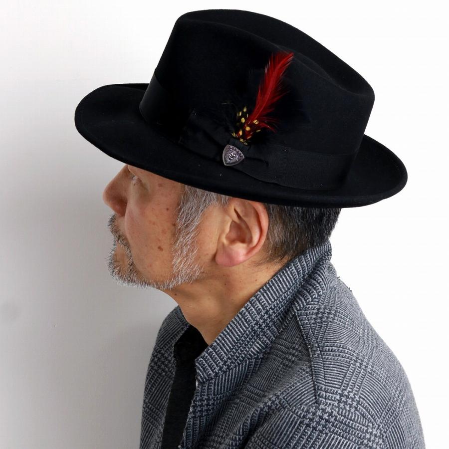 帽子 メンズ 中折れ 秋冬 DOBBS 高級 ウールフェルト ハット ウール