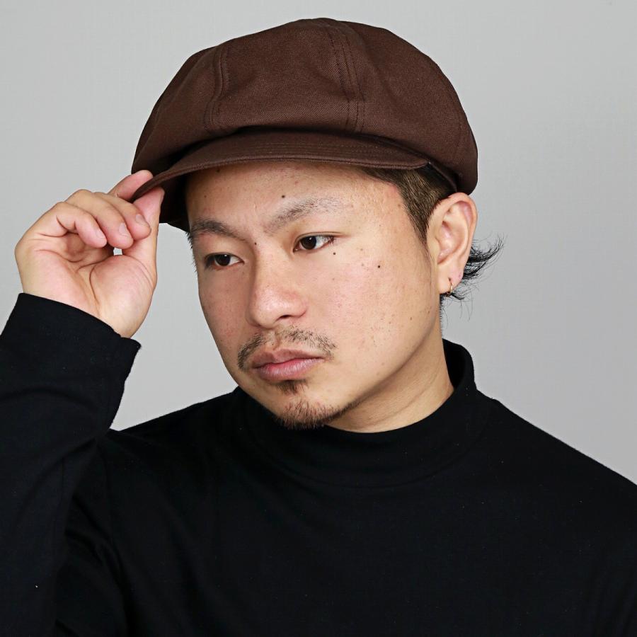 国産 オックス 8方 キャスケット メンズ レディース 帽子 コットン100