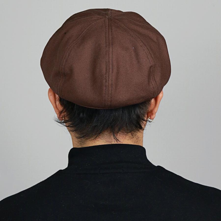 国産 オックス 8方 キャスケット メンズ レディース 帽子 コットン100