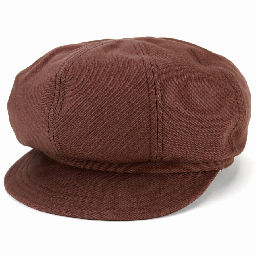 国産 オックス 8方 キャスケット メンズ レディース 帽子 コットン100