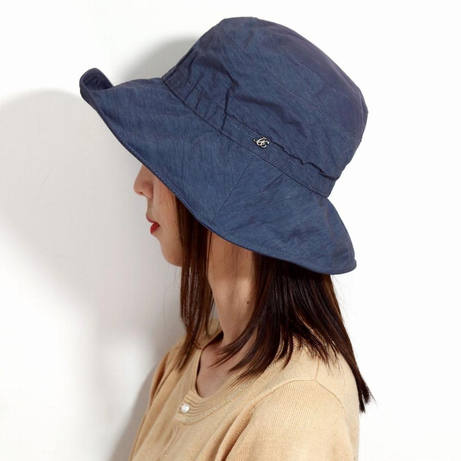 ワイドブリム ハット レディース 秋 シャカシャカ素材 パッカブル 帽子 ゴム入り 女性用 収納 冬 折りたたみ可 グレー Er 071 Elehelm帽子通販専門店 通販 Yahoo ショッピング