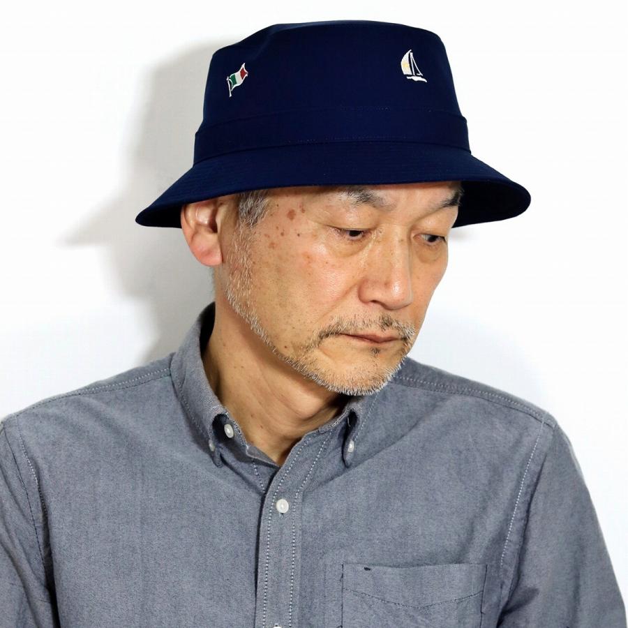 バケットハット メンズ 刺しゅうロゴ 春夏 Sinacova マリン サファリハット メンズ 上品 コットン 軽い シナコバ マリンブランド 帽子 紺 ネイビー Es174 013 Elehelm帽子通販専門店 通販 Yahoo ショッピング