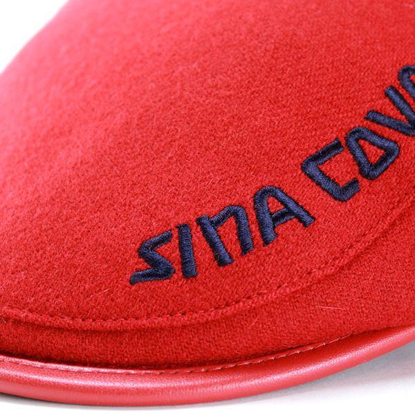 帽子 メンズ ハンチング ブランド シナコバ 秋冬 フランネル素材 消臭 レッド SINA COVA（シナコバ） 帽子 メンズ ハンチング ブランド 秋冬