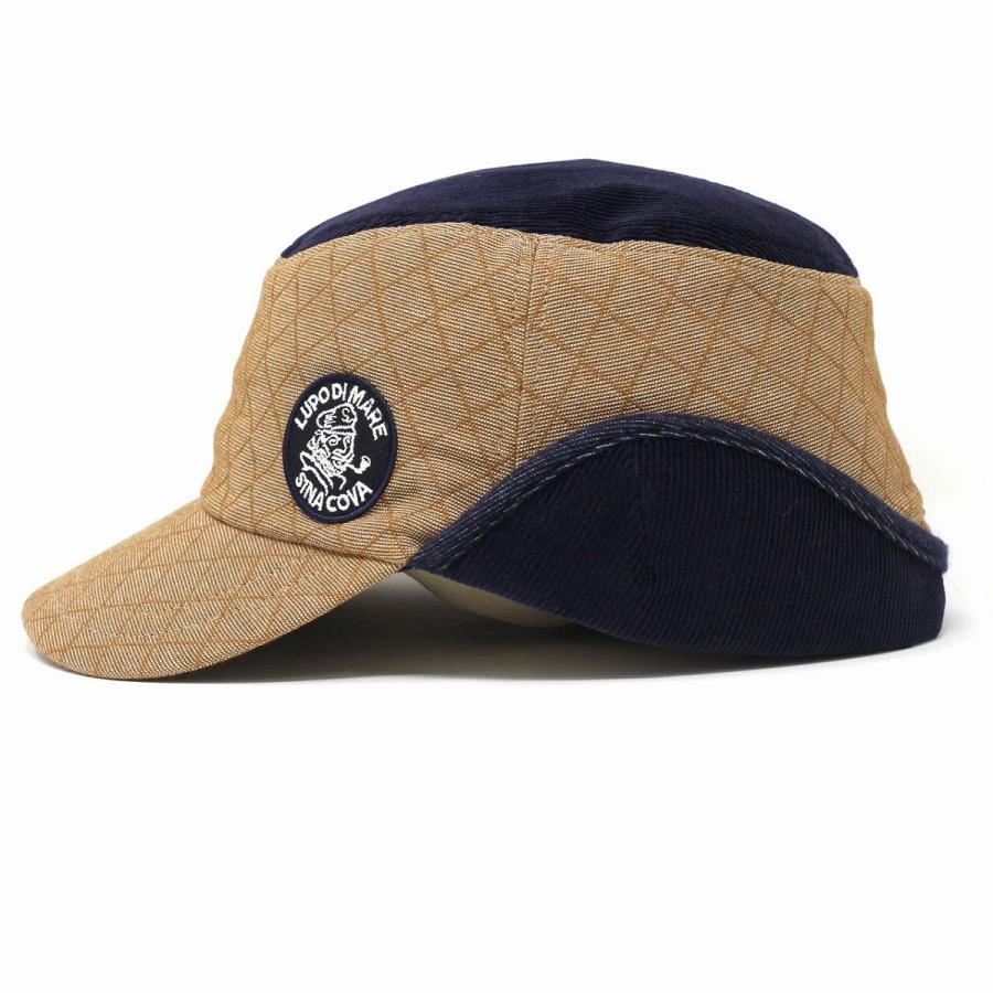 SINA COVA（シナコバ） ドゴール コーデュロイ 秋冬 耳当て付き帽子