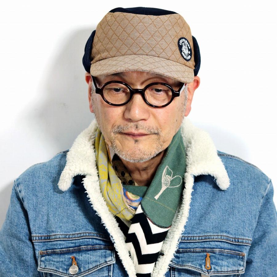 SINA COVA メンズXL コーデュロイ マリンコート　アウター SINA COVA（シナコバ） ドゴール コーデュロイ 秋冬 耳当て付き帽子
