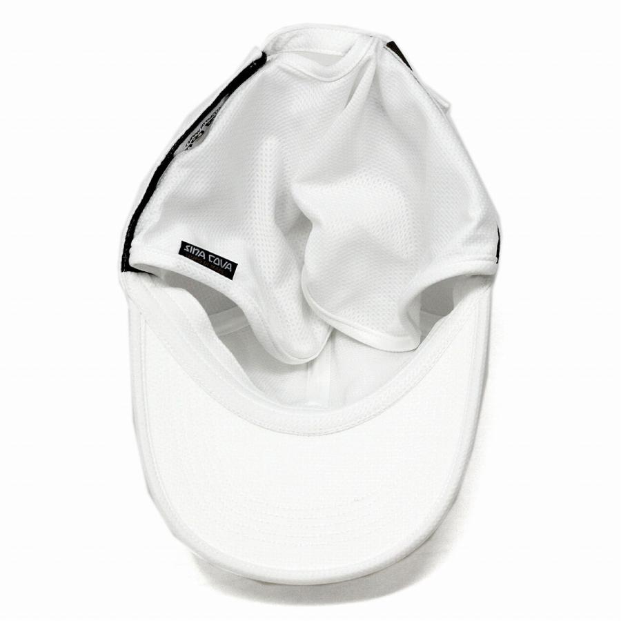 SINA COVA（シナコバ） キャップ メッシュ生地 たれ付き 日よけ付き