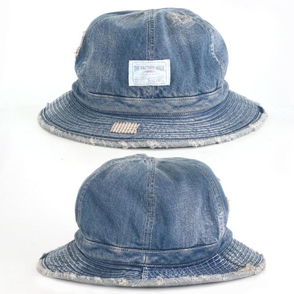 THE FACTORY MADE エイジング加工 デニム メトロハット 日本製