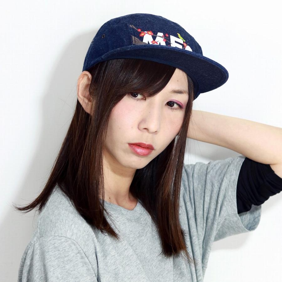 THE FACTORY MADE 和風 キャップ 春 夏 花札 梅 ザ ファクトリー