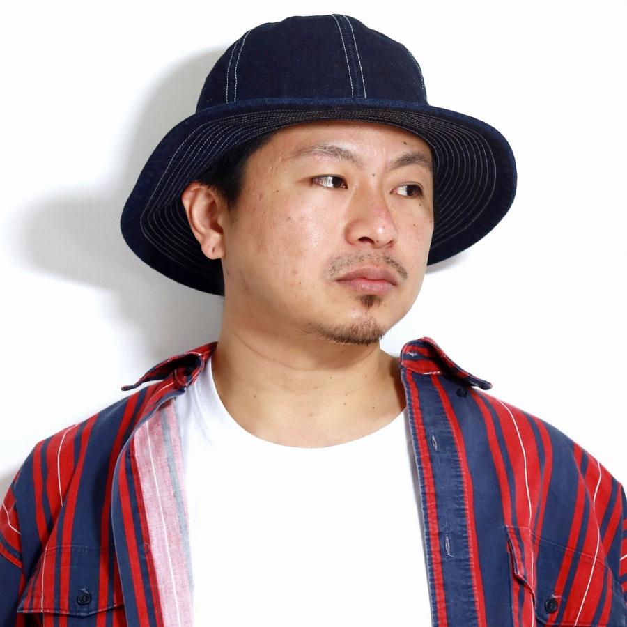 【サイズオーダー・受注製作】M-37　ミリタリーハット　14㌉セルヴィッチデニム M37 Denim Hat – Lost Control Official Website