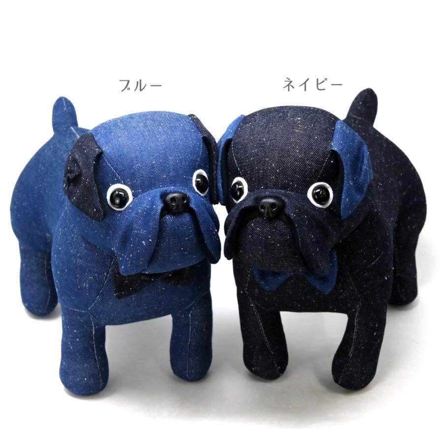 デニム ぬいぐるみ 犬 パグ 人形 DENIM ブランド THE FACTORY MADE
