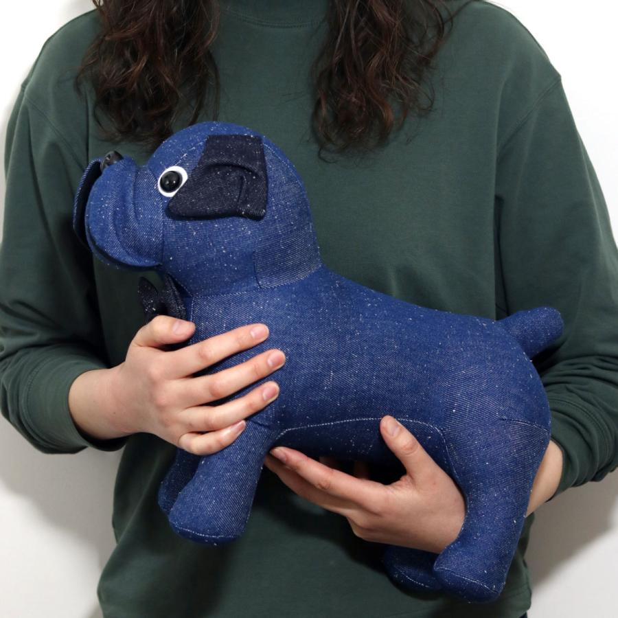 デニム ぬいぐるみ 犬 パグ 人形 DENIM ブランド THE FACTORY MADE