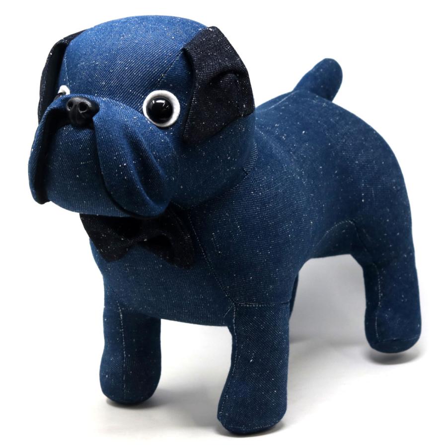 デニム ぬいぐるみ 犬 パグ 人形 DENIM ブランド THE FACTORY MADE