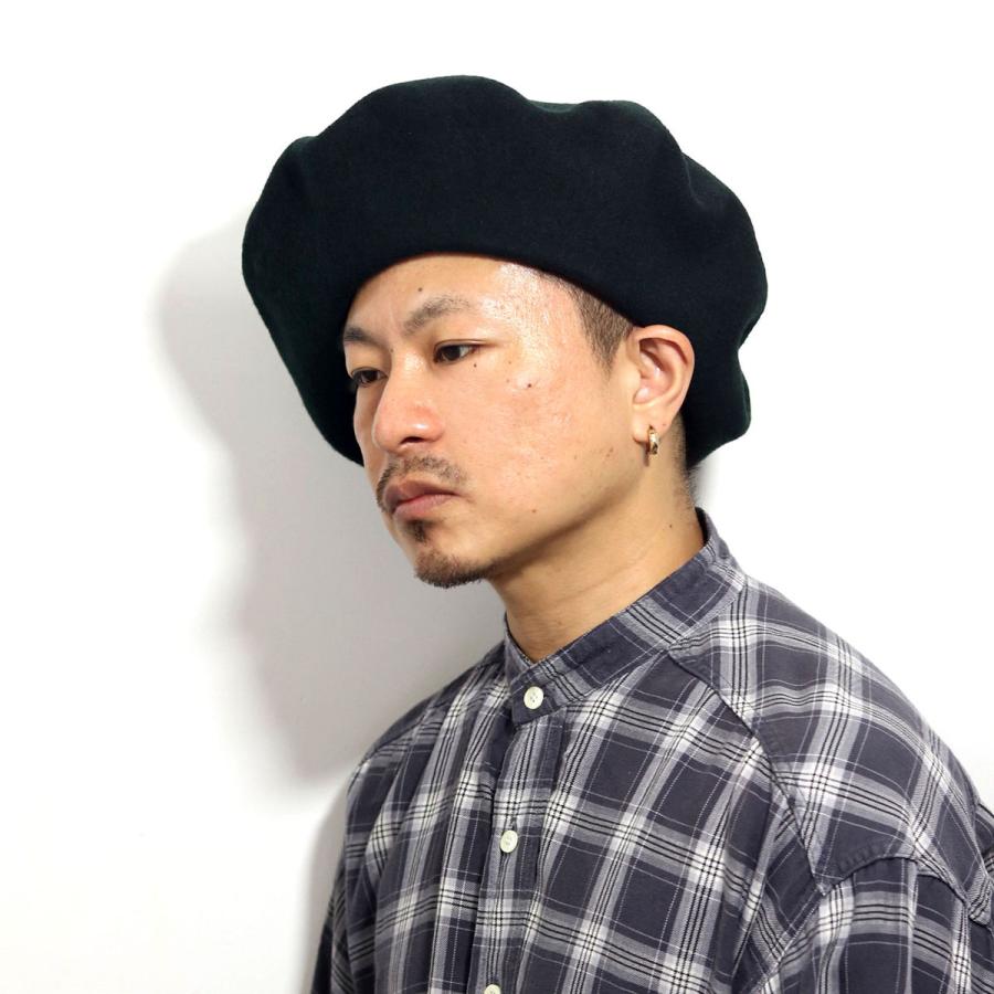 ベレー帽 THE FACTORY MADE HEADS コラボ ベレー ファクトリーメイド 帽子 秋冬 日本製 レディース メンズ 大きいサイズ BIG BERET｜elehelm-hatstore｜19