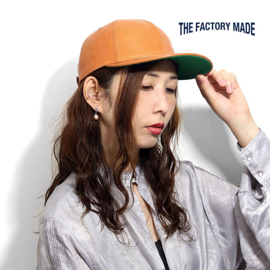 THE FACTORY MADE（ザファクトリーメイド） キャップ メンズ 牛革 上質