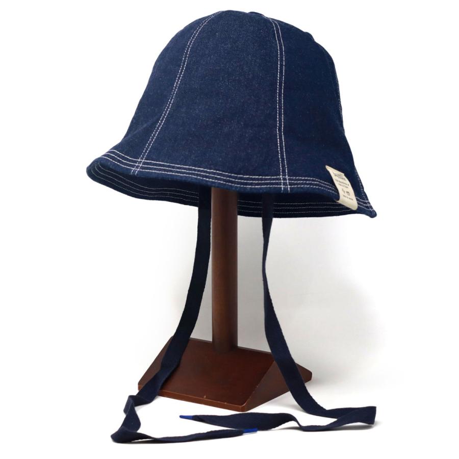 デニムハット チューリップハット メンズ DENIM ファクトリーメイド 帽子 ユニセックス 春夏 レディース 熱中症対策 ひも付き ネイビー/ブルー [ tulip hat ] プレゼント ギフト ラッピング無料 送料無料 THE FACTORY MADE（ザファクトリーメイド） デニムハット チューリップ