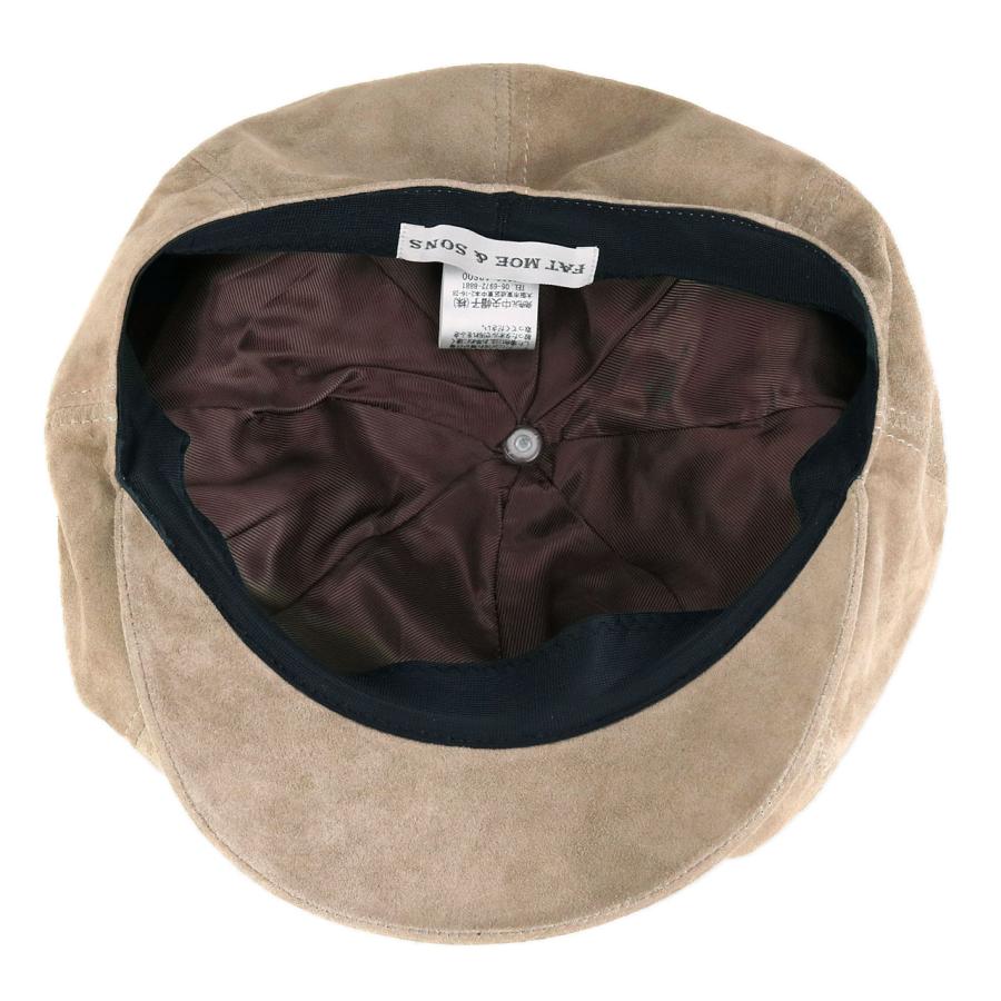 FAT MOE&SONS キャスケット ヌバック レザー ファットモゥ&サンズ 男