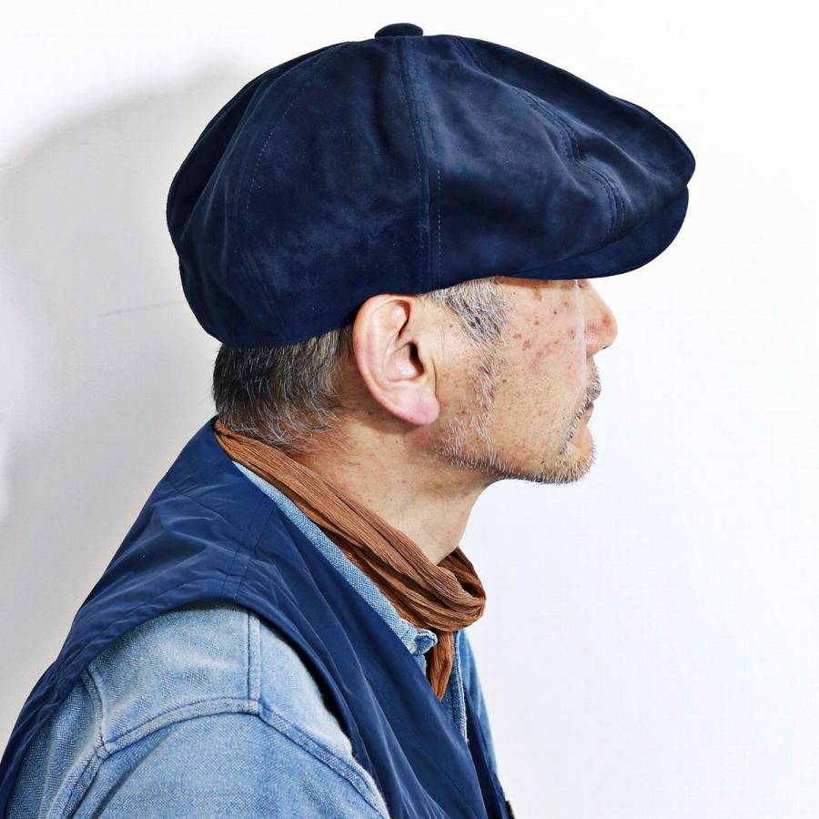 レザー ヌバック FAT MOE&SONS キャスケット ファットモゥ&サンズ 男