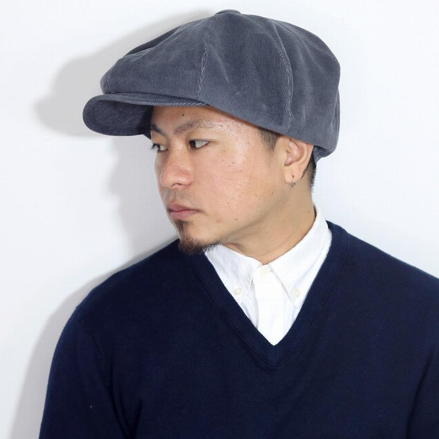 メンズ キャスケット ビッグシルエット FAT MOE&SONS コーデュロイ