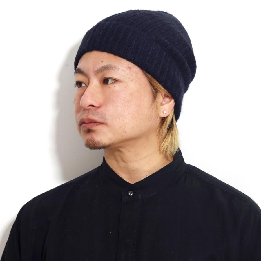 ARKET ウール アルパカ　ネイビー ニット帽 ニット帽 アルパカ メンズ 防寒 ニットワッチ レディース 寒さ対策