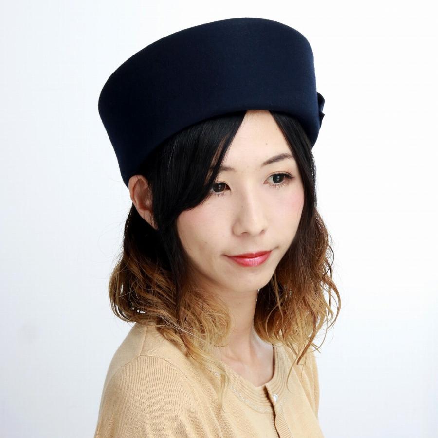 新品、未使用　mite えん帽子　トーク帽　Lサイズ トーク帽 シンプル レディース 帽子 秋冬 おしゃれ トークハット